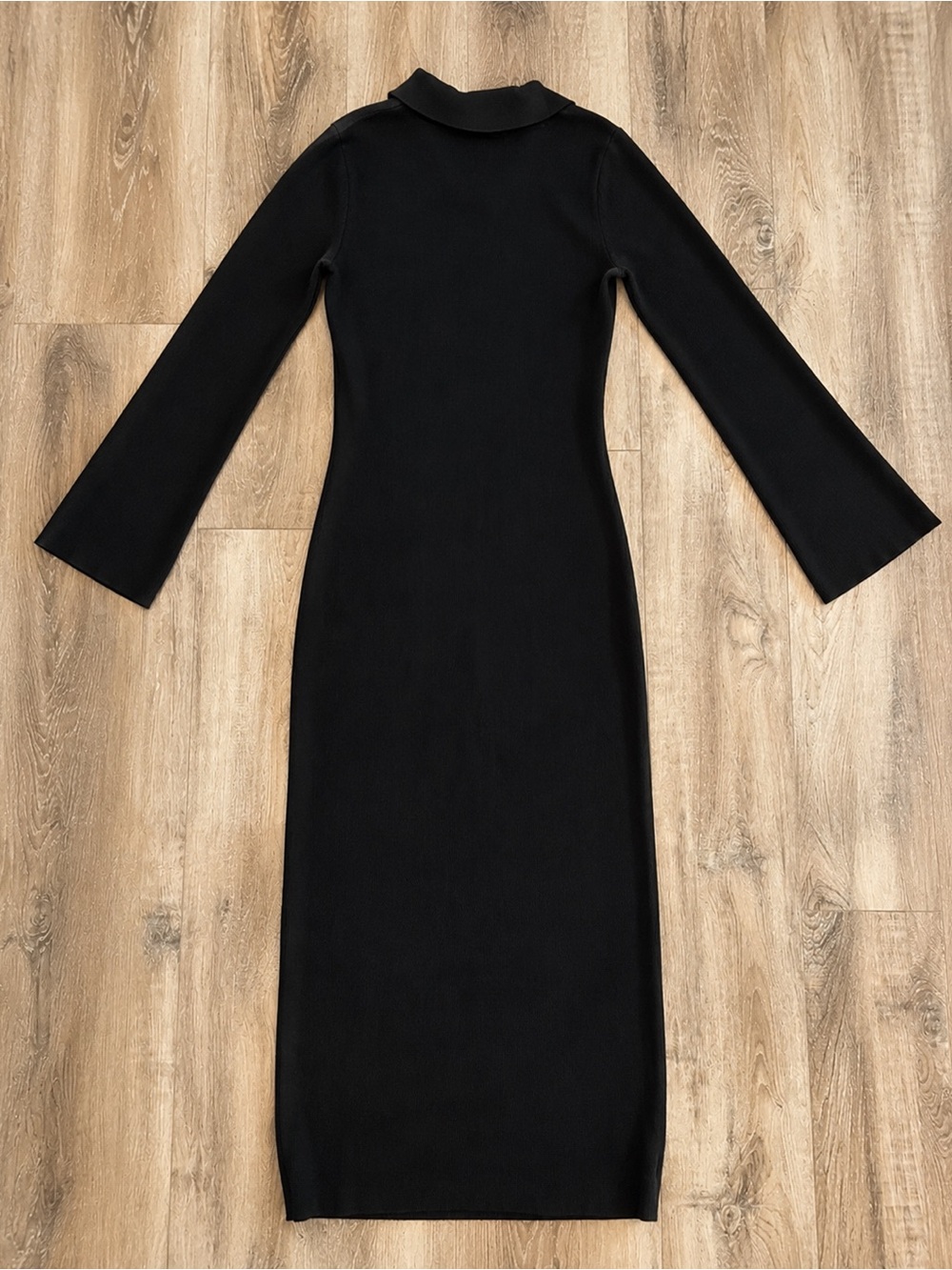 LÉGOE Heritage Black Ribbed Maternity
Maxi Dress Size 1 Small - Picture 3 of 6